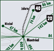 Se rendre de Montréal Se rendre de Montréal